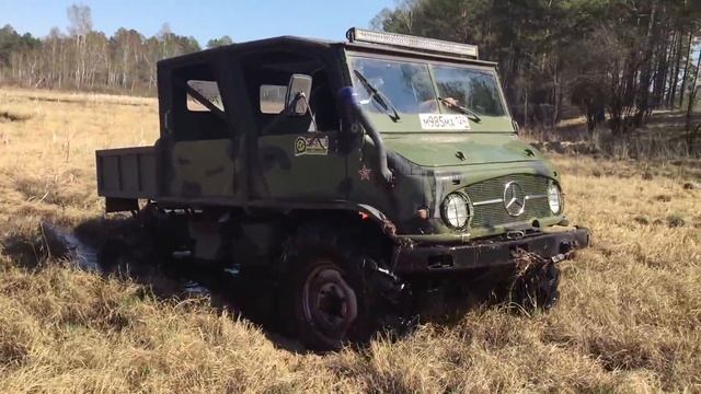 Mercedes Unimog 404 testing. смотреть онлайн