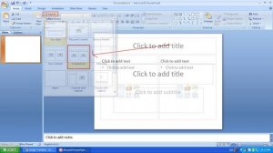 Layout change slide format on powerpoint