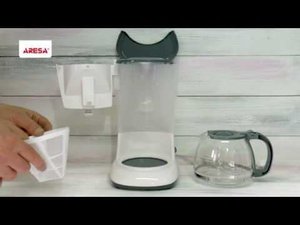 Распаковка кофеварки / Unpacking of coffee maker ARESA AR-1608