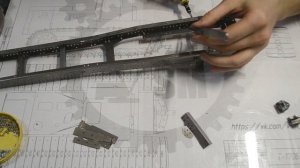 Hand made RC truck. Сборка самодельного RC грузовика в 14 масштабе. Часть 2 - рама.