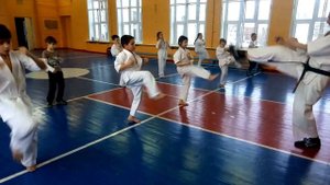 Кихон ката на 9 кю в Карате Кёкусинкай. Младшая группа. Начинающие