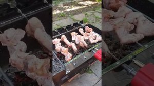 Обзор мангала с автоматическим поворотом шампуров