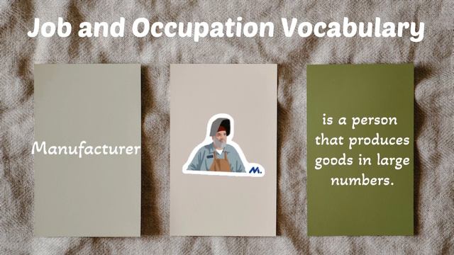 How to learn and use 300 English words | Job and Occupation Vocabulary