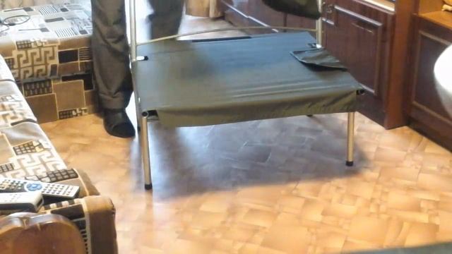 Сборка раскладушки " Робинзон - Т " с усиленными поперечинами. смотреть онлайн