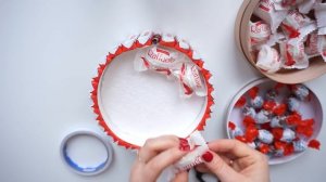 Как сделать торт из киндеров I Сладкий подарок на 14 февраля I DIY How To Make Kinder Cake