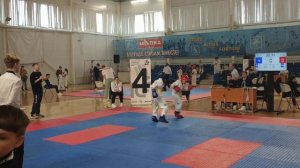 Таэквондо кубок Каскада 15.04.2023 спарринг мальчики 8-9 лет