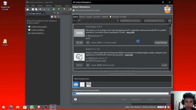 Instalación Java Fx en Eclipse смотреть онлайн