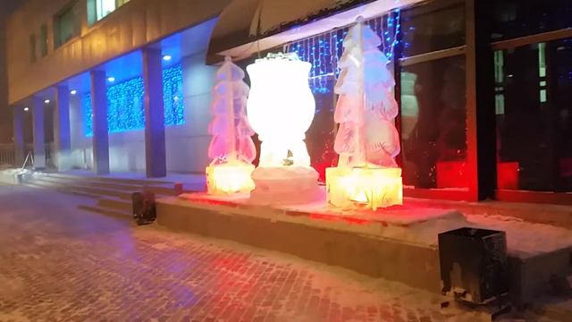 С новым годом, Якутск! Happy New year! Yakutia, Yakutsk смотреть онлайн