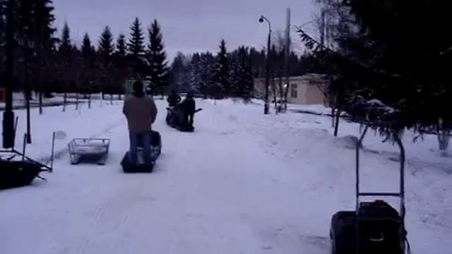 Мотобуксировщик с максимальной нагрузкой. смотреть онлайн