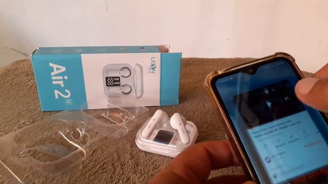 Fone de ouvido via Bluetooth sem fio Air 2 SE da LEON GTS distância de 10 m do celular смотреть онлайн