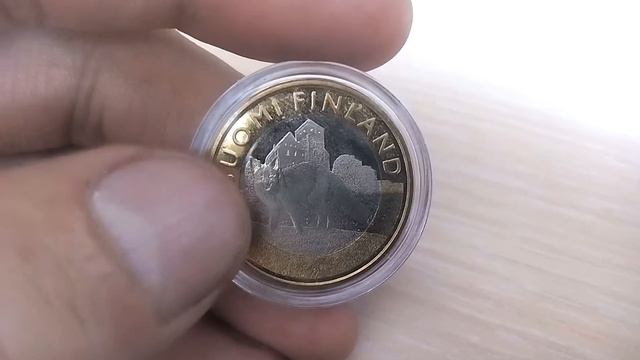 Биметаллические монеты Финляндия 5 евро 2014 (511) Исконная Финляндия. Лиса смотреть онлайн