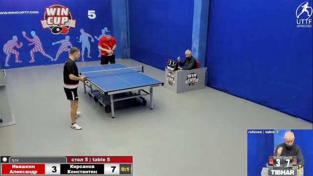 12:30 Ивашкин Александр 0-3 Кирсанов Константин cтол 5 ЮГ-2 20.01.22 смотреть онлайн