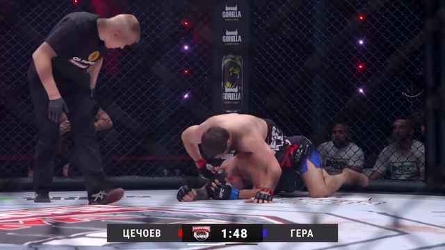 Цечоев Магамед бой ММА Harocore смотреть онлайн