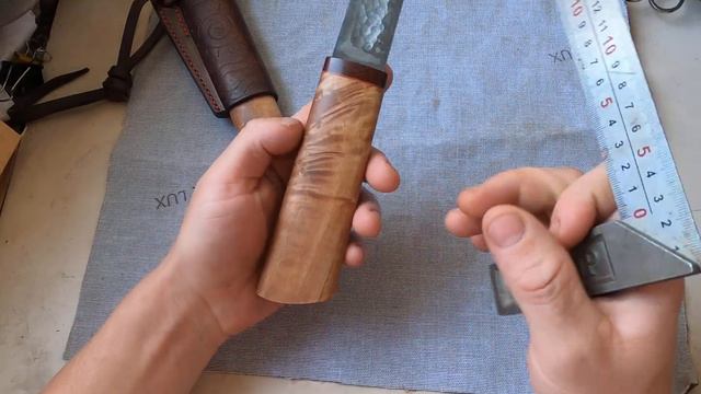 Якутский нож с комбинированными ножнами. смотреть онлайн