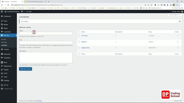 Unit 13 | Custom post | Part 01 |  Web development with Wordpress | DP Coding School