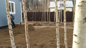 Отсыпка вокруг дома