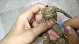 ЛЕПКА ЧУЖОГО из пластилина | лепим с РЖАВИКОМ