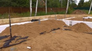 Шведская плита на сваях