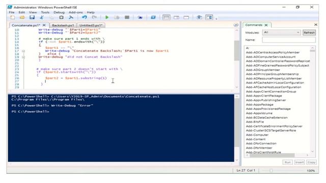 How to debug a script? | PowerShell Module 21 смотреть онлайн