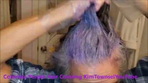 Colorista Purple Hair Coloring | #Purple400 | KimTownselYouTube