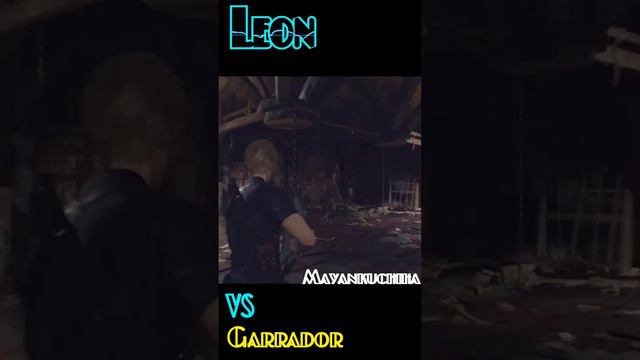 Resident Evil 4 Remake : Leon Vs Garrador #re4remake #shortsfeed #leon