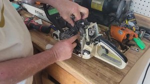 Stihl MS 260 chainsaw - Coil pack replacement