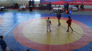 Первенство области по самбо 81 кг ( 2 схватка )