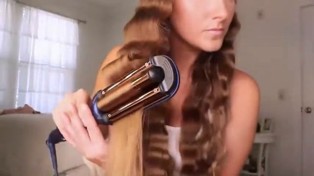 MIRACOMB Ion Titanium Deep Hair Waver | Amazon | Review смотреть онлайн