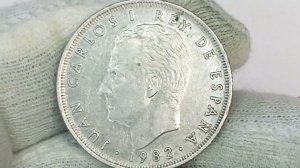 25 песет 1982 года. Испания. Хуан Карлос 1.