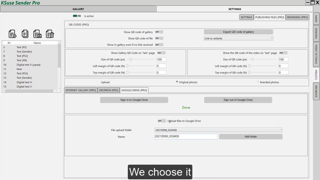 KSuse Sender 2.4.3 Google Drive смотреть онлайн