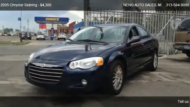 2005 Chrysler Sebring Touring Sedan - for sale in DETROIT, MI 48228 смотреть онлайн