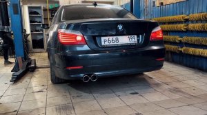 В ЧЕМ ЖЕ СЕКРЕТ КРУТОГО ВЫХЛОПА НА BMW??? / ТЮНИНГ ВЫХЛОПА BMW e60 3.0