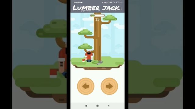 Lumber jack ! First time experience!!nice game