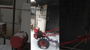 Запуск мотоблока MF-70 при -5 °С