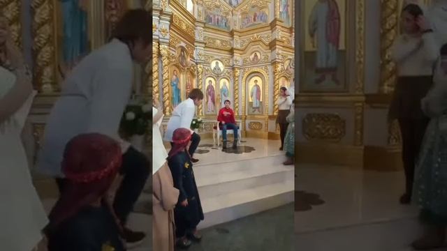 Рождественское выступление воскресной школы смотреть онлайн