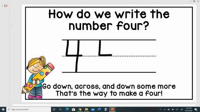 How To Write The Number 4 смотреть онлайн