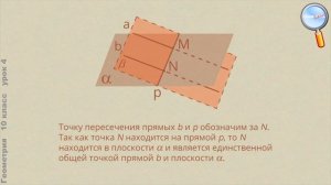 Геометрия 10 класс (Урок№4 - Параллельность прямых, прямой и плоскости.)