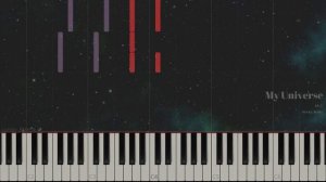 Stray Kids - 'My Universe' (Seungmin, I.N Feat. Changbin) Piano cover & Tutorial 피아노 커버 & 튜토리얼