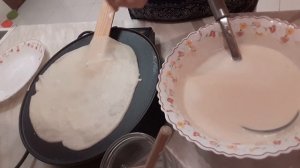 Тонкие блины на блиннице! Готовим на блиннице.