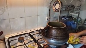 ПЛОВ В АФГАНСКОМ КАЗАНЕ, PLOV IN AFGHAN KAZAN,AFGON QAZONDA PLOV