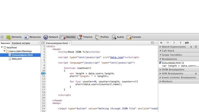 JSON Debugging