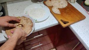 Жарим грибы зонтики!