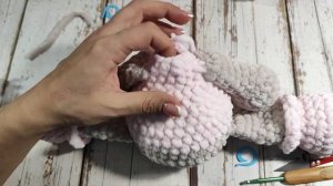 МК плюшевая зайка в платье