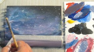 Как рисовать акрилом полную луну / Живопись / Акрил /  Full Moon Painting / Acrylic Painting