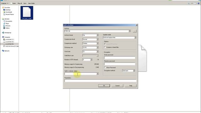 Splitting large files using 7-zip смотреть онлайн
