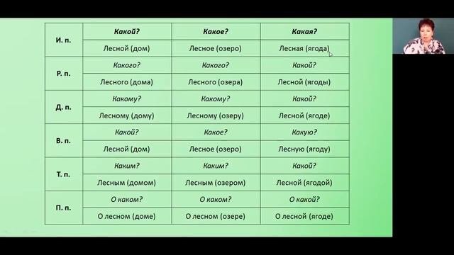 Русский язык 3 класс Изменение имен прилагательных по падежам Online Video Cutter Com