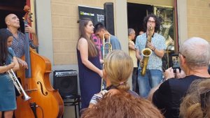 ON THE SUNNY SIDE OF THE STREET - Bar Colombia, Sant Andreu, Joan Chamorro, Andrea Motis, Sept. 201
