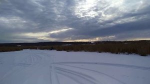 Снегоход , первый день под ребятишками .