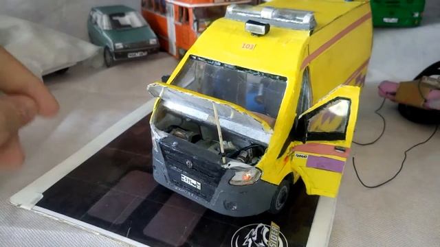 ГАЗель NEXT "Скорая" (Творчество из картона) смотреть онлайн