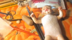 Делаю нового мини реборна /Мини реборн из полимерной глины